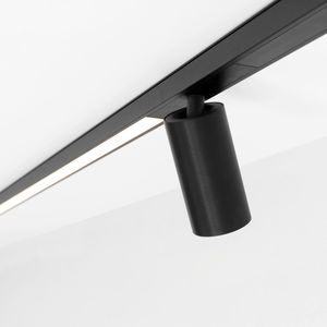 faretti a binario LED / tonda / in alluminio / contract