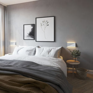 applique moderna / in alluminio / LED / rettangolare