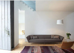 divano moderno / in legno / in pelle / di Lievore Altherr Molina