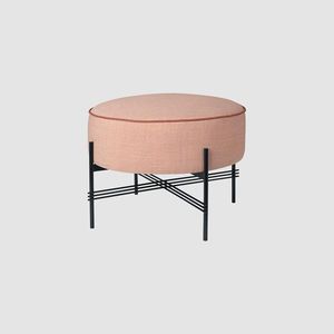 pouf moderno / in tessuto / tondo / rettangolare