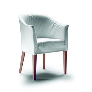 poltrona classica / in legno massiccio / in tessuto / in pelle