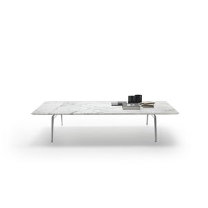 tavolino basso / moderno / in legno / in metallo