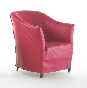 poltrona classica / in tessuto / in pelle / con rivestimento rimovibile