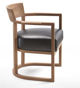 sedia moderna / con rivestimento rimovibile / imbottita / con braccioli