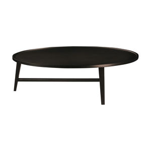 tavolino basso / moderno / in legno massiccio / rotondo