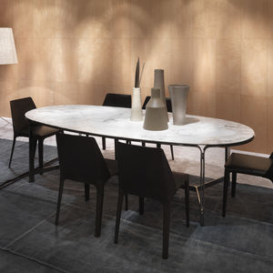 tavolo da pranzo / ovale / da interno / moderno