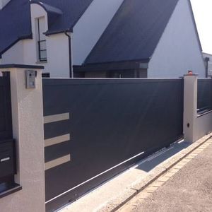 cancelli battenti / scorrevoli / in alluminio / in acciaio inox
