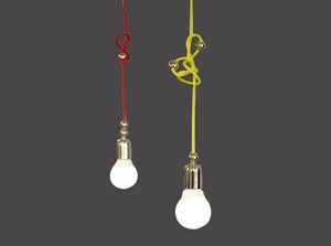 lampada a sospensione / moderna / in ottone / da interno
