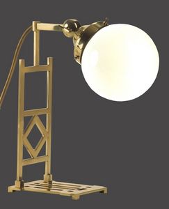 lampada da tavolo / classica / in vetro soffiato / in ottone