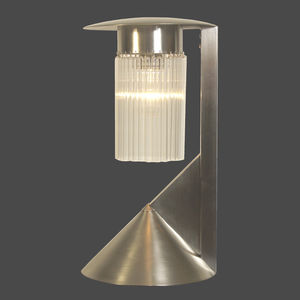 lampada da tavolo / classica / in cristallo / in nichel