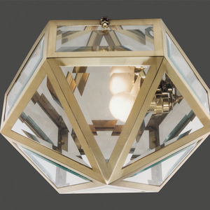 plafoniera classica / in ottone / in cristallo / LED