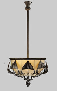 lampada a sospensione / classica / in ottone / da interno