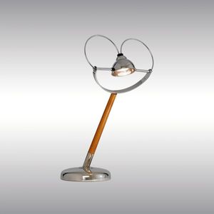 lampada da tavolo / classica / in ottone / in faggio
