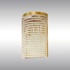 applique classica / in ottone / in vetro / LED