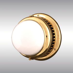 applique classica / in ottone / in vetro / in vetro soffiato