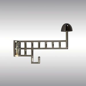 appendiabiti da parete classico / in ottone / doppio / professionale