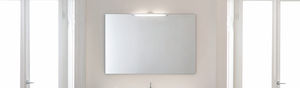 specchio a muro / moderno / rettangolare / luminoso