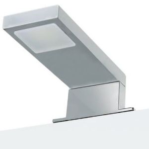 applique moderna / da bagno / in vetro / rettangolare