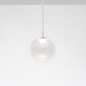 lampada a sospensione / moderna / in vetro / da interno
