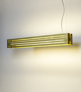 applique moderna / in metallo / LED / rettangolare