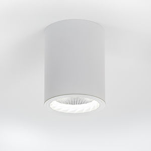 plafoniera moderna / tonda / in alluminio / LED