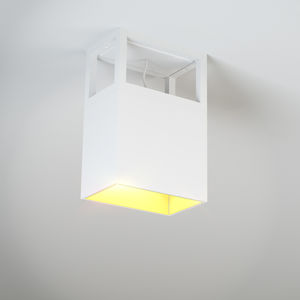 plafoniera moderna / rettangolare / in alluminio / LED