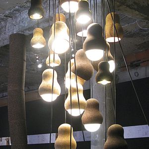 lampada a sospensione / moderna / in sughero / LED