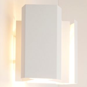 applique moderna / in metallo / LED / rettangolare