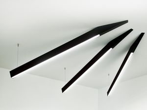 luce a sospensione / LED / lineare / in alluminio