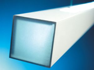 luce a sospensione / fluorescente / lineare / in alluminio