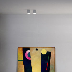 plafoniera moderna / rettangolare / in metallo / LED