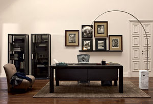 scrivania multimedia / in legno / moderna