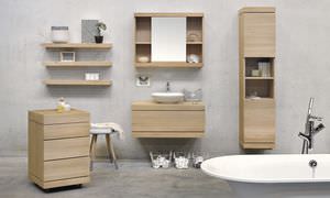 mobile pensile per bagno con specchio