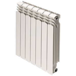 radiatore ad acqua calda / in ghisa di alluminio / moderno / rettangolare