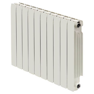 radiatore ad acqua calda / in ghisa di alluminio / moderno / rettangolare