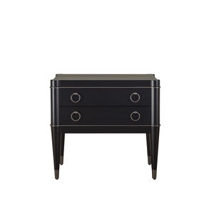comodino classico / in legno laccato / in legno massiccio / rettangolare