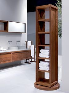 scaffale moderno / in frassino / da bagno
