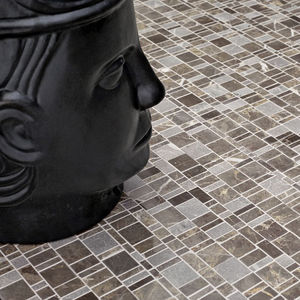mosaico da esterno / da pavimento / in pietra / marrone