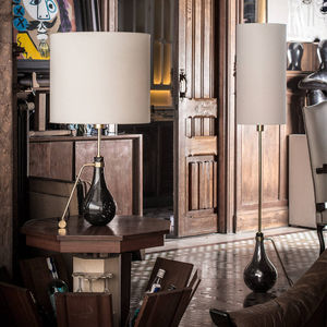 lampada da tavolo / classica / in ottone / in nichel