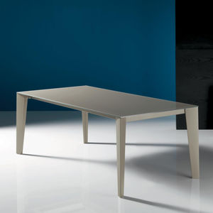 tavolo moderno / in melamminico / in laminato / in metallo laccato