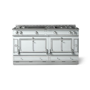 blocco cucina a gas / elettrico / con doppia alimentazione / in acciaio inox