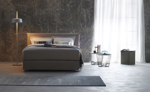 letto standard / doppio / moderno / in tessuto