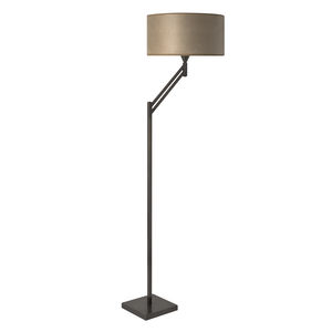 lampada da terra / classica / in ottone / in cotone
