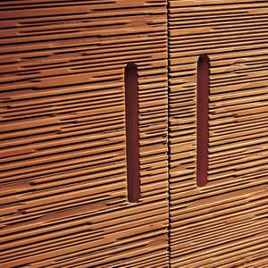 porta interna / scorrevole / in legno / per edifici pubblici