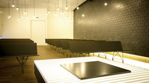 panca pubblica / moderna / in legno / in acciaio inox