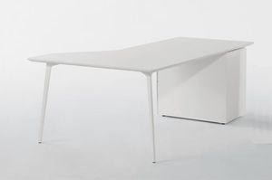 scrivania in MDF / in alluminio / moderna / contract