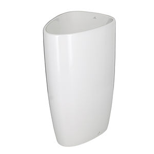 lavabo da terra / in ceramica / moderno / contract