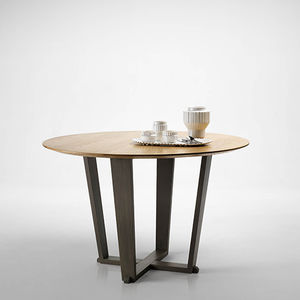 tavolo moderno / in legno / tondo
