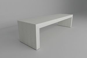 panca per spogliatoio / moderna / in HPL / su misura