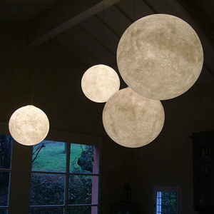 lampada a sospensione / moderna / in acciaio / in Nebulite®